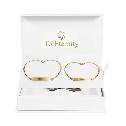 Permanent Partner-Bracelets with Engraving