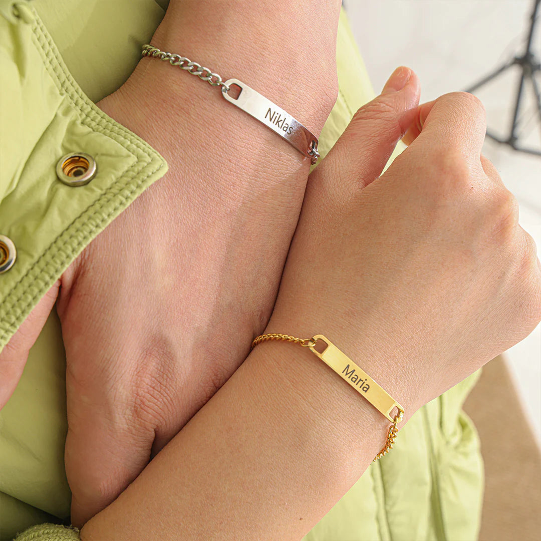 Permanent Partner-Bracelets with Engraving