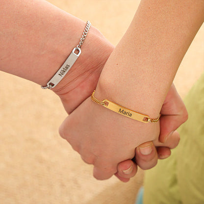 Permanent Partner-Bracelets with Engraving