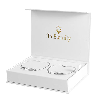 Permanent Partner-Bracelets with Engraving